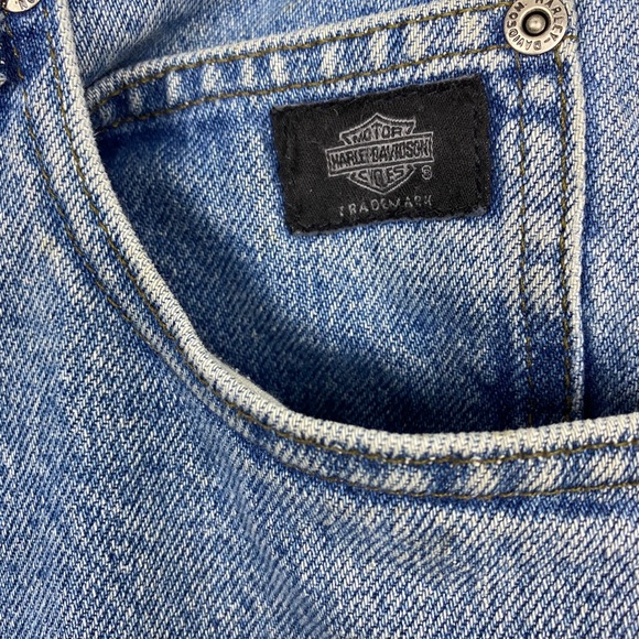 Harley Davidson Jeans Relaxed Size  33 x 32 - Picture 4 of 7